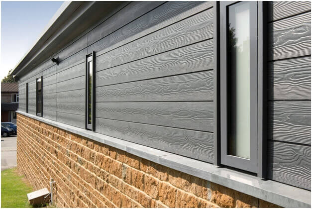 Фиброцементный сайдинг под дерево