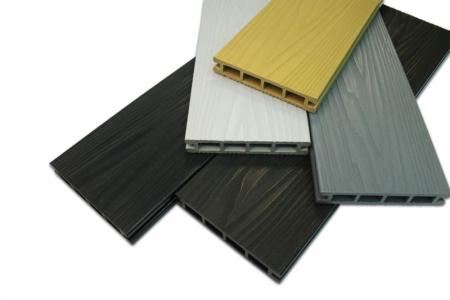 Террасная доска Экодекинг Титан 3D 140х25x4000 Серый