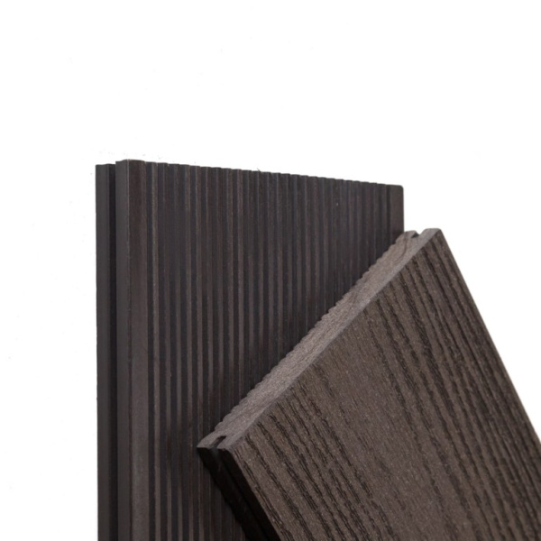 Террасная доска Экодекинг Некст полнотелая 145х19x3000 Венге